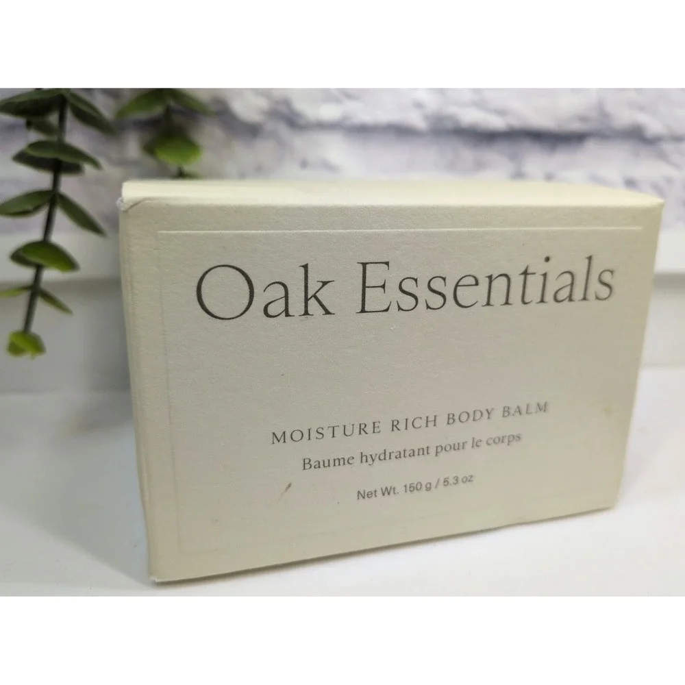 NEW IN BOX😍Oak Essentials Moisture Rich Body Balm 5.3 oz/150g Made in USA